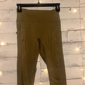 Fabletics Green High-Waisted Leggings